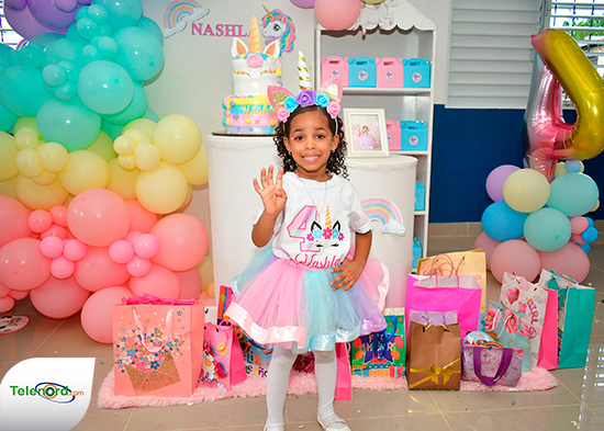 Celebran el cumpleaños de la niña Nashla Alberto Sosa