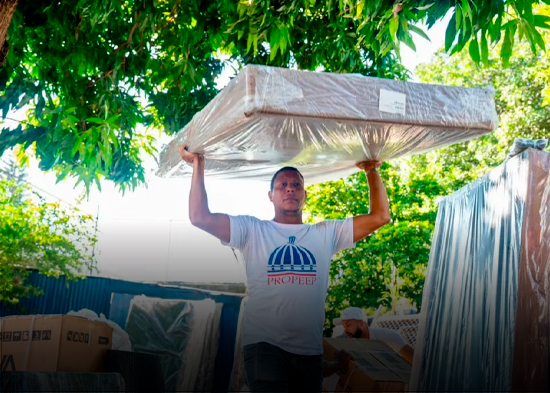 Propeep y Plan Social asisten a familias de San José de Ocoa afectadas por las lluvias de Melissa