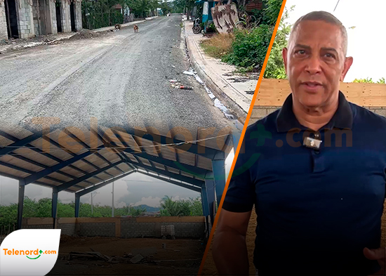 Senador Franklin Romero auspicia construcción de cancha deportiva y destaca afirmado calles sector Mamá Tingó