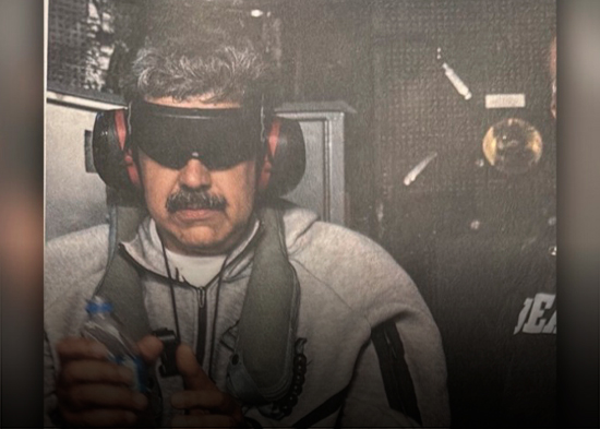 Trump publica la primera foto de Maduro tras su captura por fuerzas de EEUU