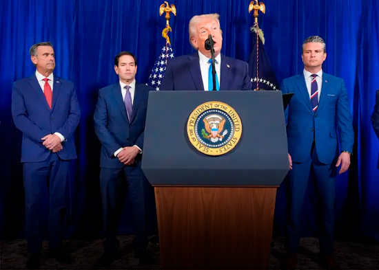 Trump: «Vamos a administrar Venezuela hasta la transición»