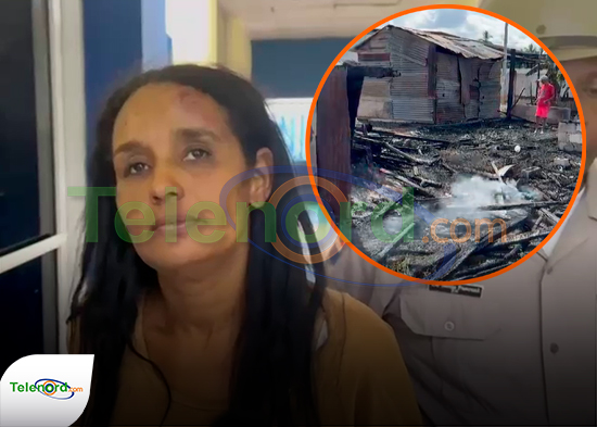 Detienen mujer que supuestamente incendio una vivienda en SFM
