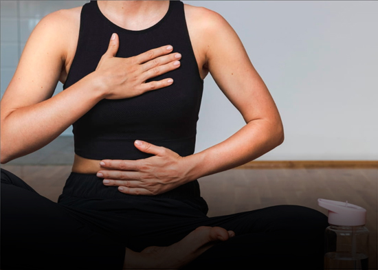 Los beneficios de la respiración abdominal para el cuerpo y la mente