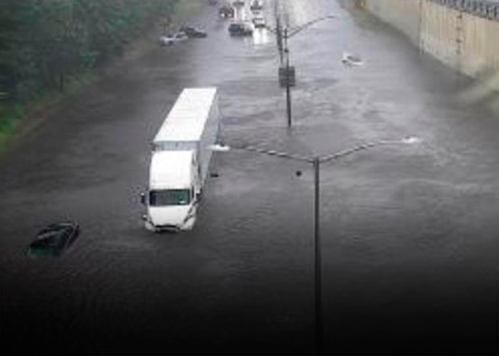 Torrenciales lluvias inundan zonas de Nueva York
