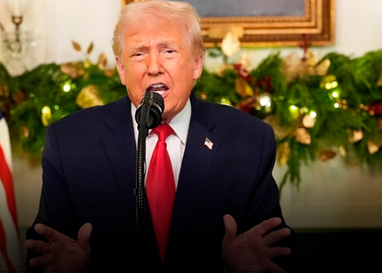 El presidente Donald Trump Acusa Venezuela quitar EU derechos petroleros