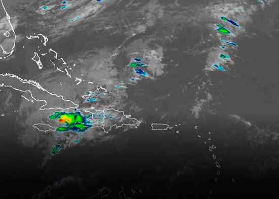Indomet prevé día mayormente estable y lluvias nocturnas por vaguada este domingo