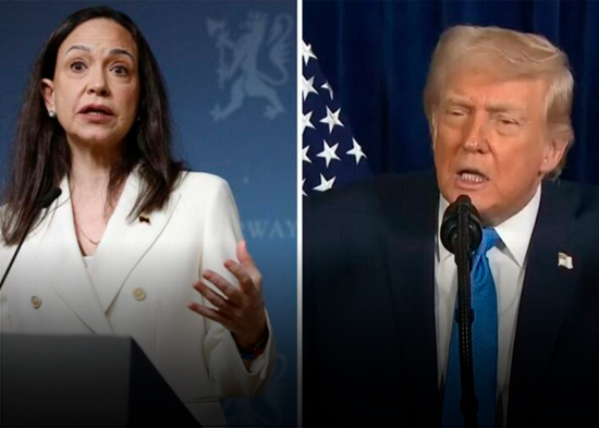 Machado destaca la “firmeza” de Trump y afirma que Venezuela será aliada clave de EE. UU.