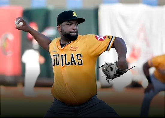 Águilas eliminan a Gigantes del Round Robin LIDOM con labor monticular de Odrisamer Despaigne