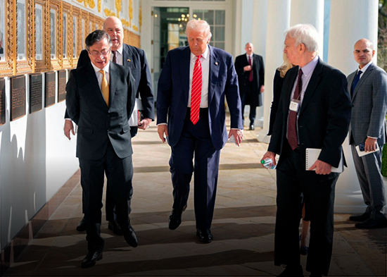 Trump y Petro deciden "pasar la página" y luchar contra los narcotraficantes