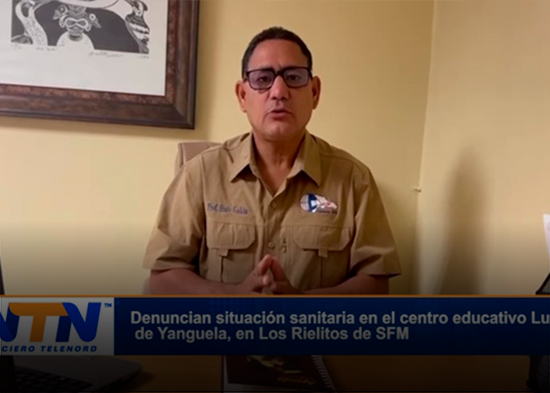 Denuncian situación sanitaria en el centro educativo Luis de Yanguela, en Los Rielitos de SFM