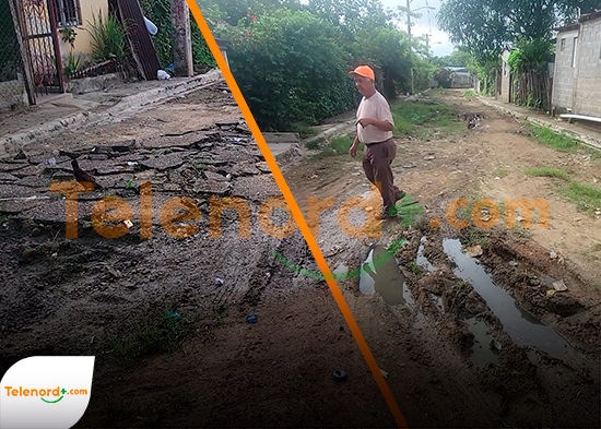 Exigen arreglo de calles en el sector Espinola segunda etapa