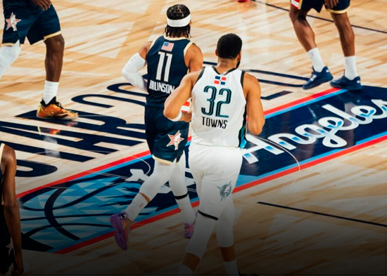 Presidente Abinader felicita a Karl Towns por su participación en el Juego de Estrellas