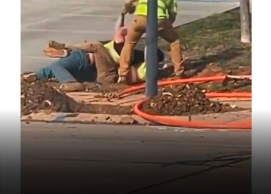 De técnicos a peleadores de MMA en un segundo: captan una fuerte trifulca en plena calle