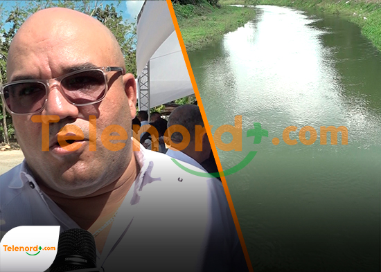 Alcalde del distrito Municipal el Aguacate de Arenoso muestra preocupación ante presencia de agua verde en canales de riego