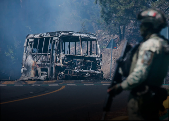 Mueren 25 guardias nacionales en la ola de violencia tras la muerte del líder del Cártel Jalisco