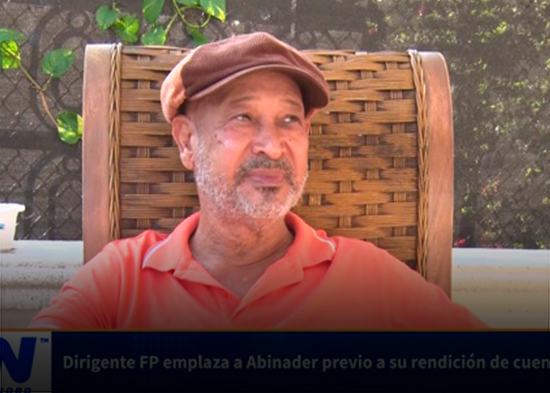 Dirigente FP emplaza a Abinader previo a su rendición de cuentas