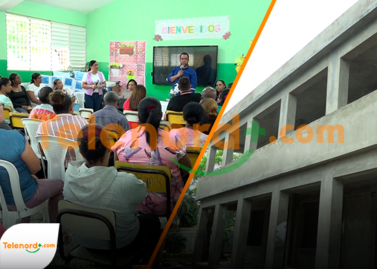 Padres se oponen al retorno a clases presenciales en la escuela Salvador Then por trabajos inconclusos