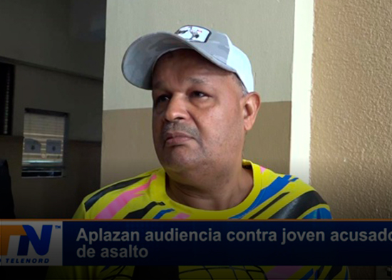 Aplazan audiencia contra joven acusado de asalto