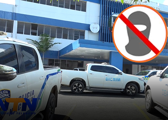 Policía Nacional prohíbe uso de capuchas y pasamontañas en espacios públicos