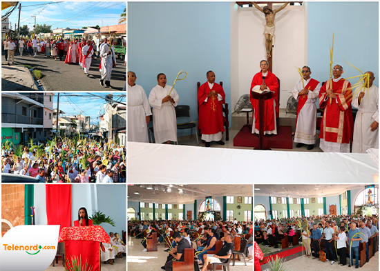Parroquia San Martín de Porres SFM conmemora Domingo de Ramos 
