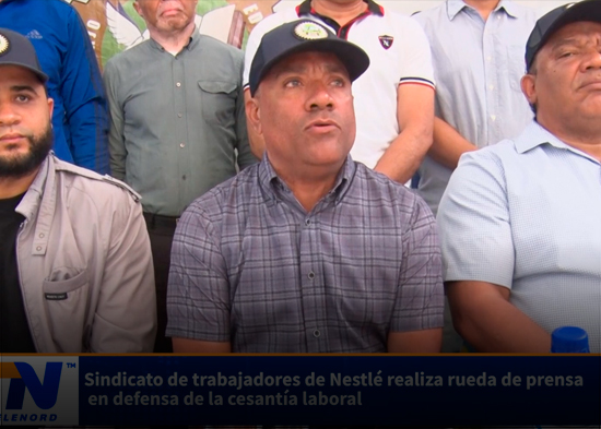 Sindicato de trabajadores de Nestlé realiza rueda de prensa en defensa de la cesantía laboral