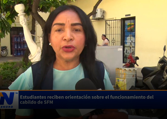 Estudiantes reciben orientación sobre el funcionamiento del cabildo de SFM
