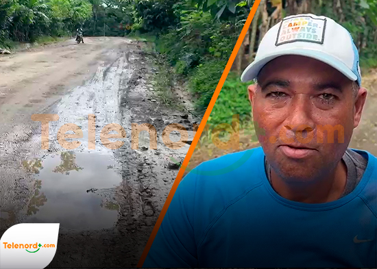 Denuncian mal estado de carretera Mata Larga- Aslor de SFM