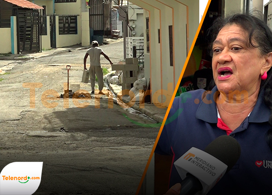 Denuncian deterioro de calles tras trabajos de INAPA en sector Ercilia Pepín