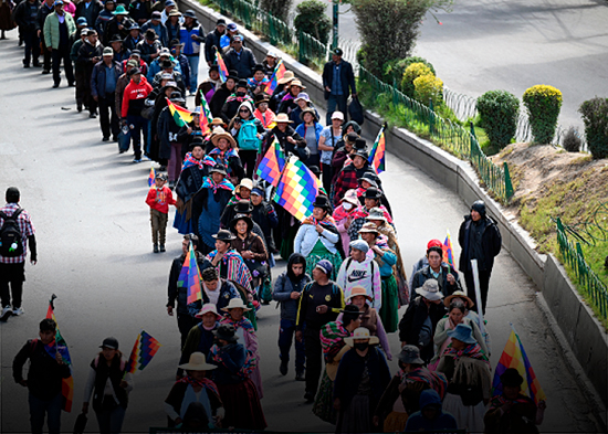 Protestas colocan a Bolivia "al límite"