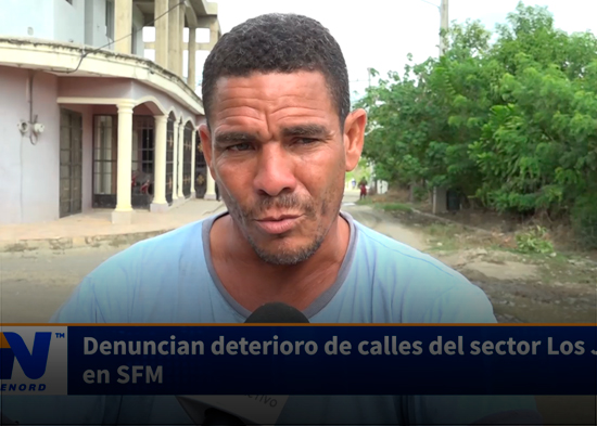 Denuncian deterioro de calles del sector Los Jardines, en SFM