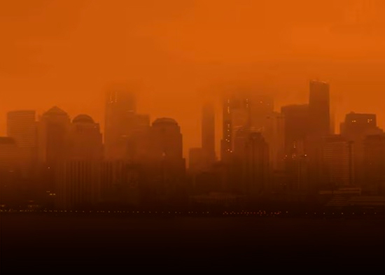 Humo de incendios forestales de Canadá arropa área triestatal