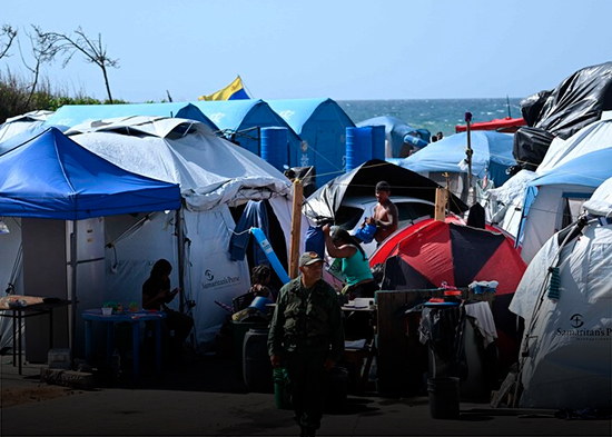 "Bienvenidos a Ciudad Carpita": la vida en refugios tras los sismos de Venezuela