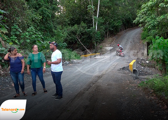 Comunitarios de Mata Larga demandan terminación de asfaltado de carretera