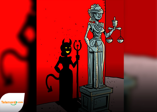 Una caricatura de justicia