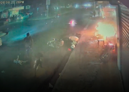 Video capta el momento de la explosión que cobró la vida de un niño y dejó varios heridos en SFM