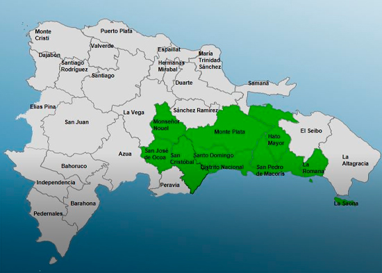 COE emite alerta verde para el Gran Santo Domingo y otras provincias por onda tropical
