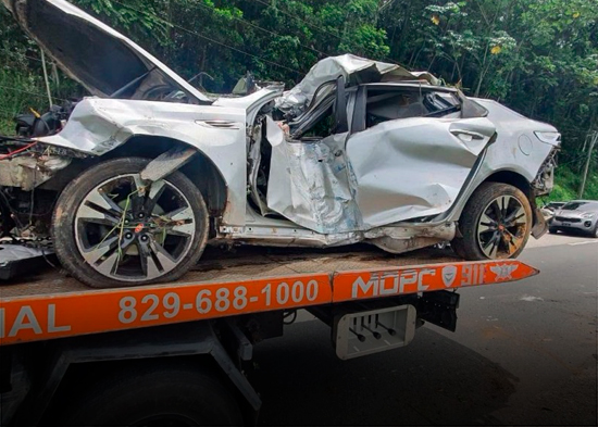 Accidente en la autopista Duarte deja un muerto y un herido grave en Bonao